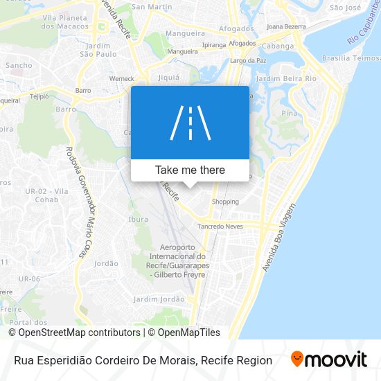 Rua Esperidião Cordeiro De Morais map