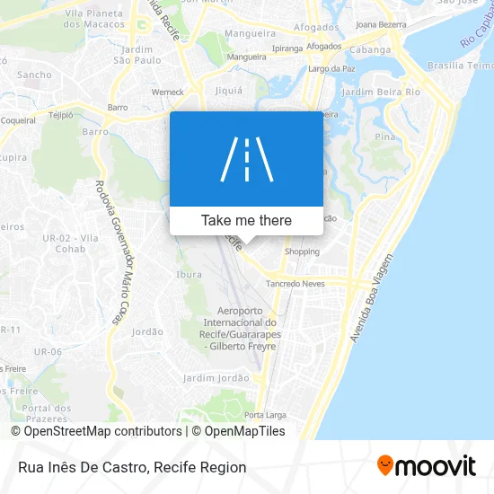 Rua Inês De Castro map