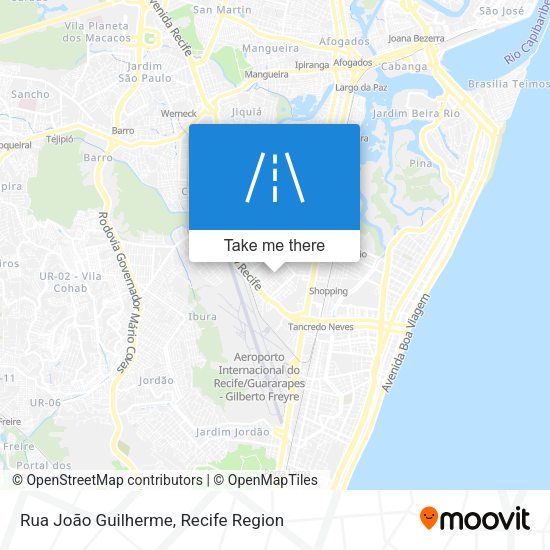 Rua João Guilherme map