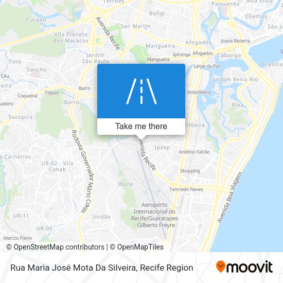 Rua Maria José Mota Da Silveira map