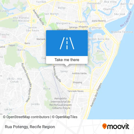 Rua Potengy map