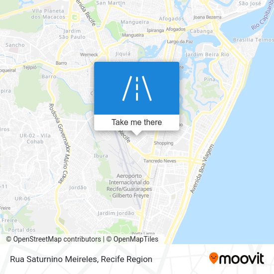 Rua Saturnino Meireles map