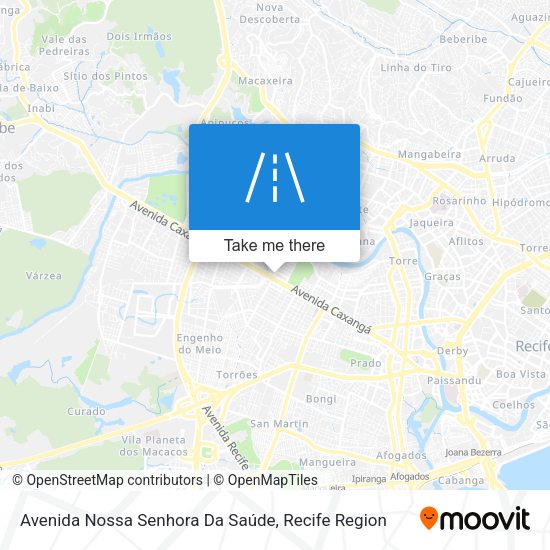 Avenida Nossa Senhora Da Saúde map