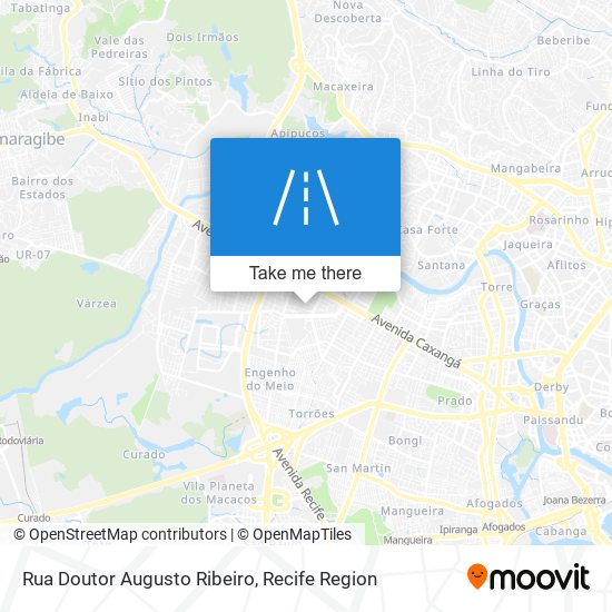 Rua Doutor Augusto Ribeiro map