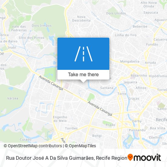 Rua Doutor José A Da Silva Guimarães map