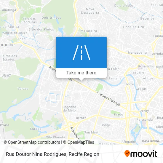 Rua Doutor Nina Rodrigues map