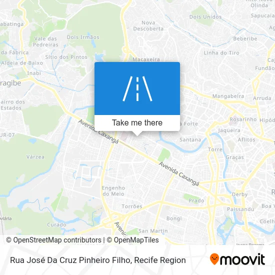 Rua José Da Cruz Pinheiro Filho map