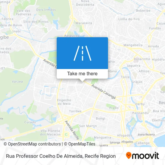 Rua Professor Coelho De Almeida map