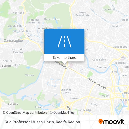 Rua Professor Mussa Hazin map