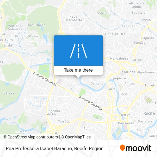 Rua Professora Isabel Baracho map