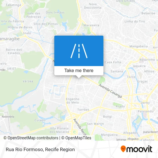 Rua Rio Formoso map
