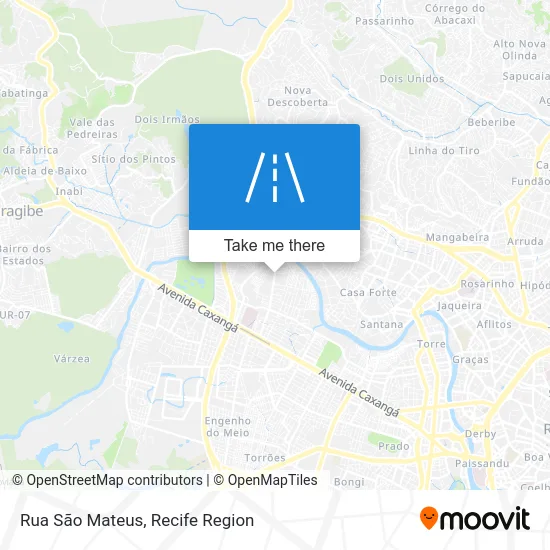 Rua São Mateus map