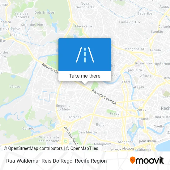 Rua Waldemar Reis Do Rego map
