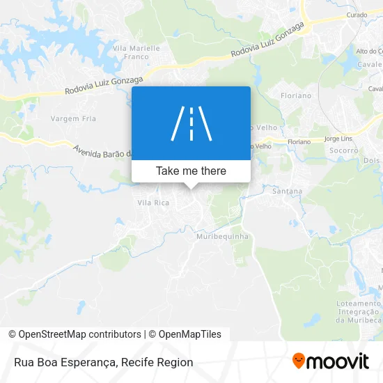 Rua Boa Esperança map
