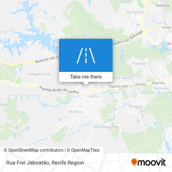 Rua Frei Jaboatão map