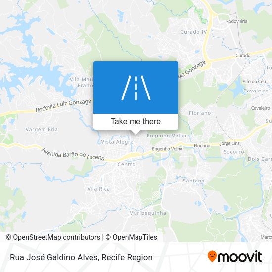 Rua José Galdino Alves map
