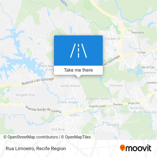 Rua Limoeiro map