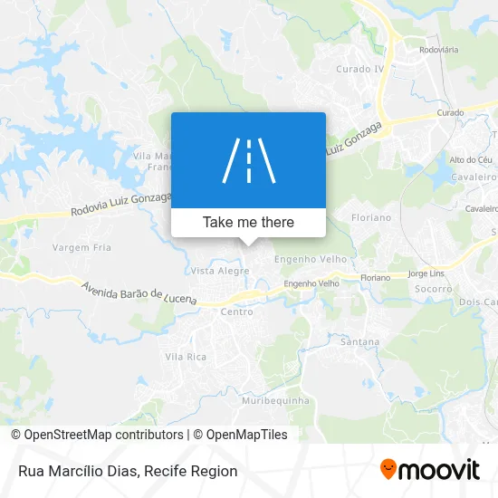 Rua Marcílio Dias map