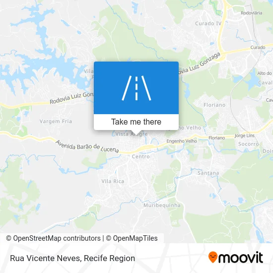 Rua Vicente Neves map