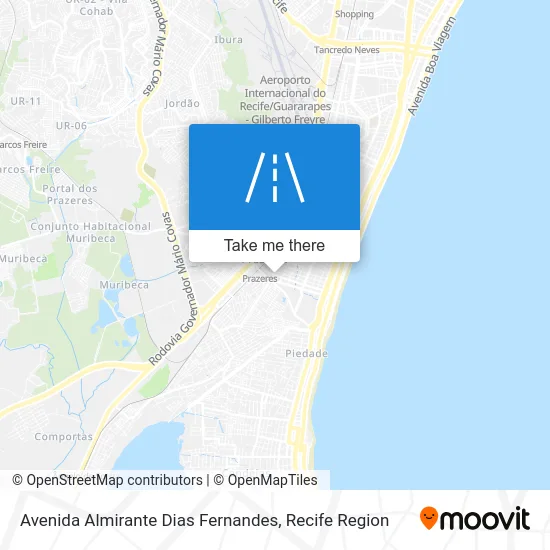 Avenida Almirante Dias Fernandes map