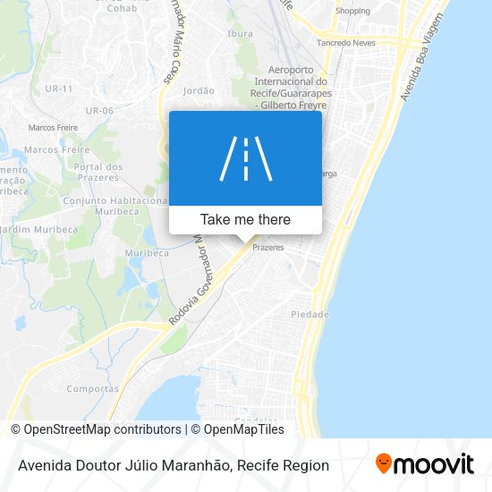 Avenida Doutor Júlio Maranhão map