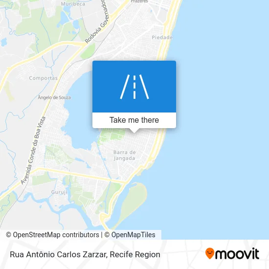 Rua Antônio Carlos Zarzar map