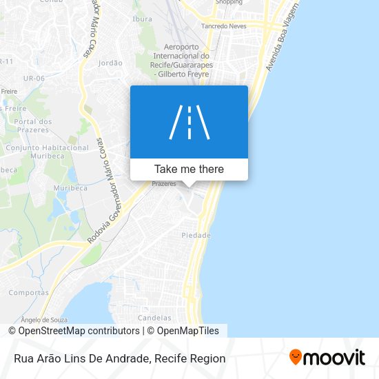 Rua Arão Lins De Andrade map