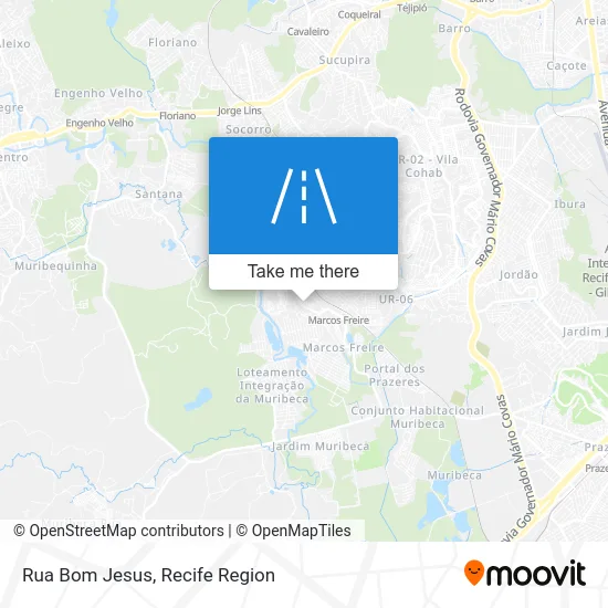 Rua Bom Jesus map