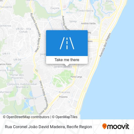Rua Coronel João David Madeira map