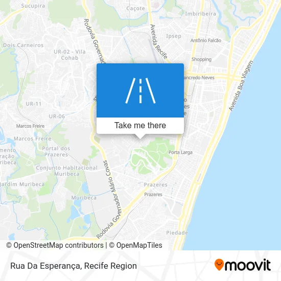 Rua Da Esperança map