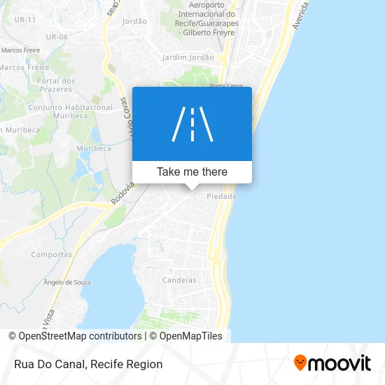 Rua Do Canal map
