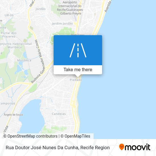 Rua Doutor José Nunes Da Cunha map
