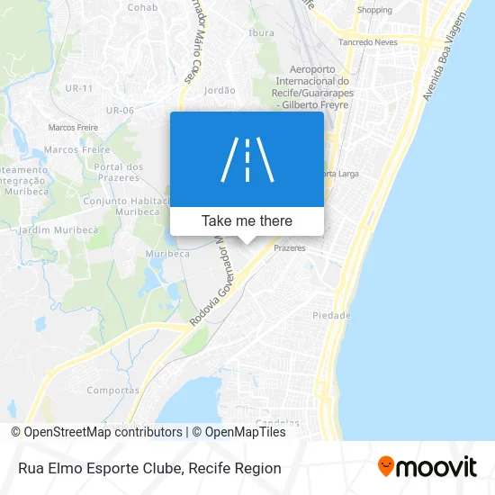 Rua Elmo Esporte Clube map