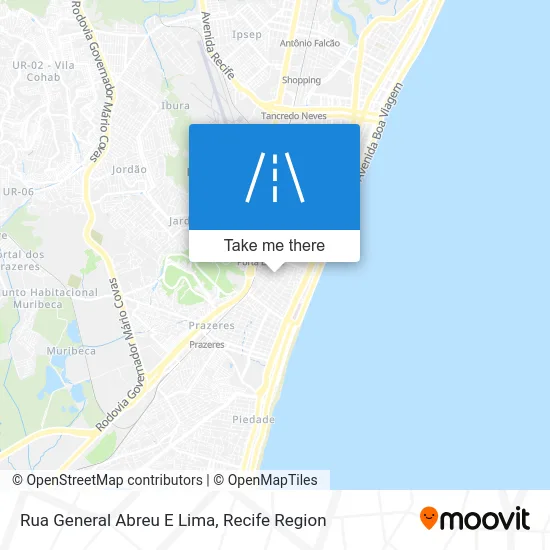 Rua General Abreu E Lima map