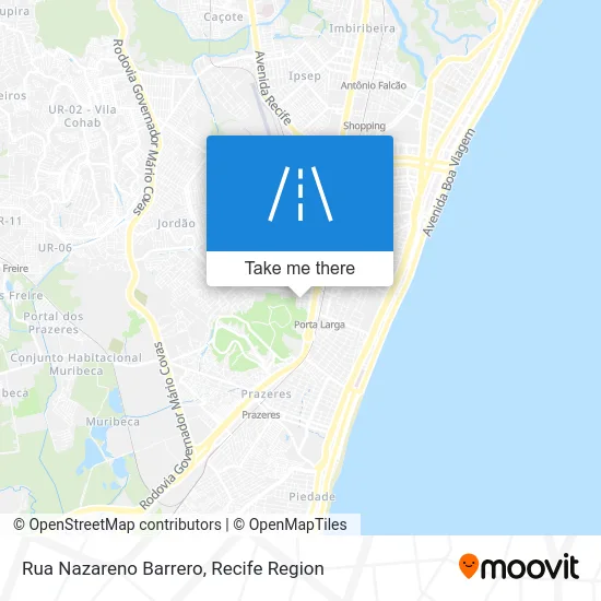 Rua Nazareno Barrero map