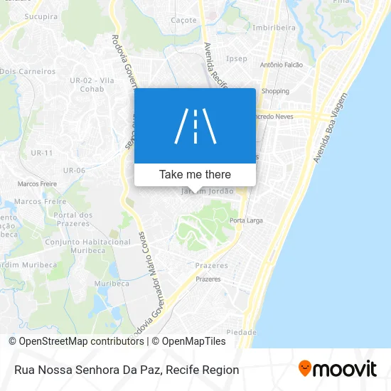 Rua Nossa Senhora Da Paz map