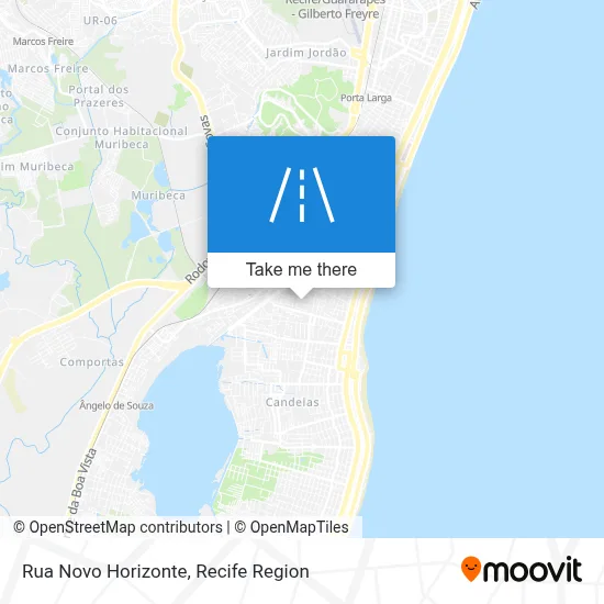 Rua Novo Horizonte map