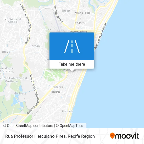 Rua Professor Herculano Pires map