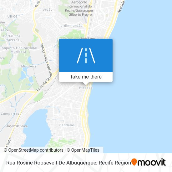 Rua Rosine Roosevelt De Albuquerque map