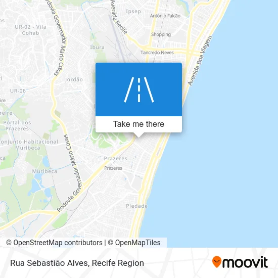 Rua Sebastião Alves map