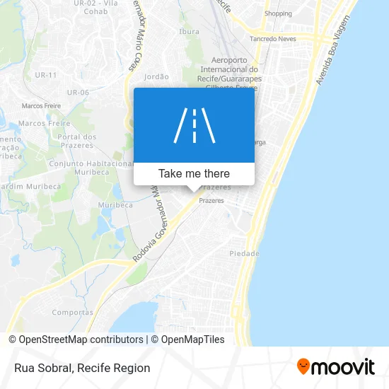 Rua Sobral map