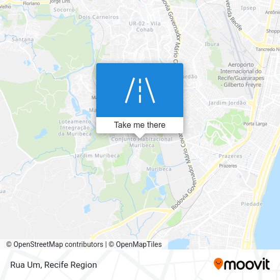 Rua Um map