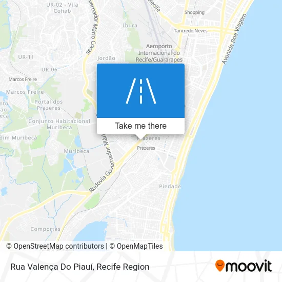 Rua Valença Do Piauí map