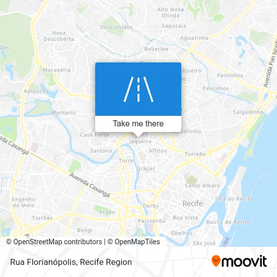Rua Florianópolis map