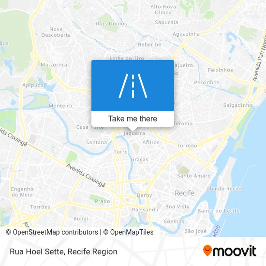 Rua Hoel Sette map