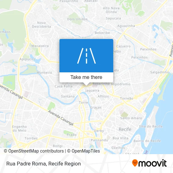 Rua Padre Roma map