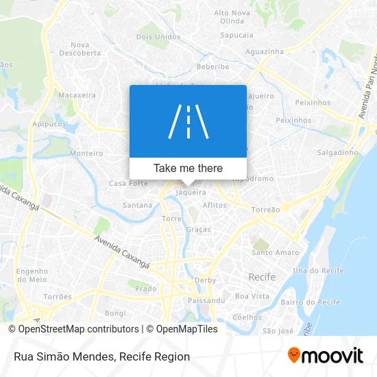 Rua Simão Mendes map