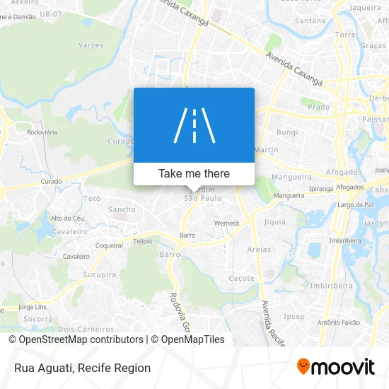 Rua Aguati map