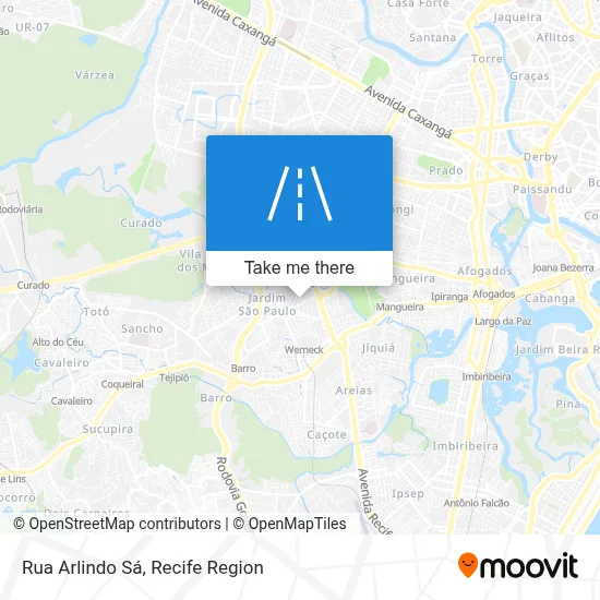 Rua Arlindo Sá map
