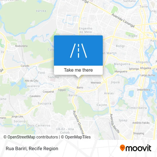 Rua Bariri map